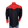 Men's 2-Tone Atomic Cowboy Embroidered Western Shirt