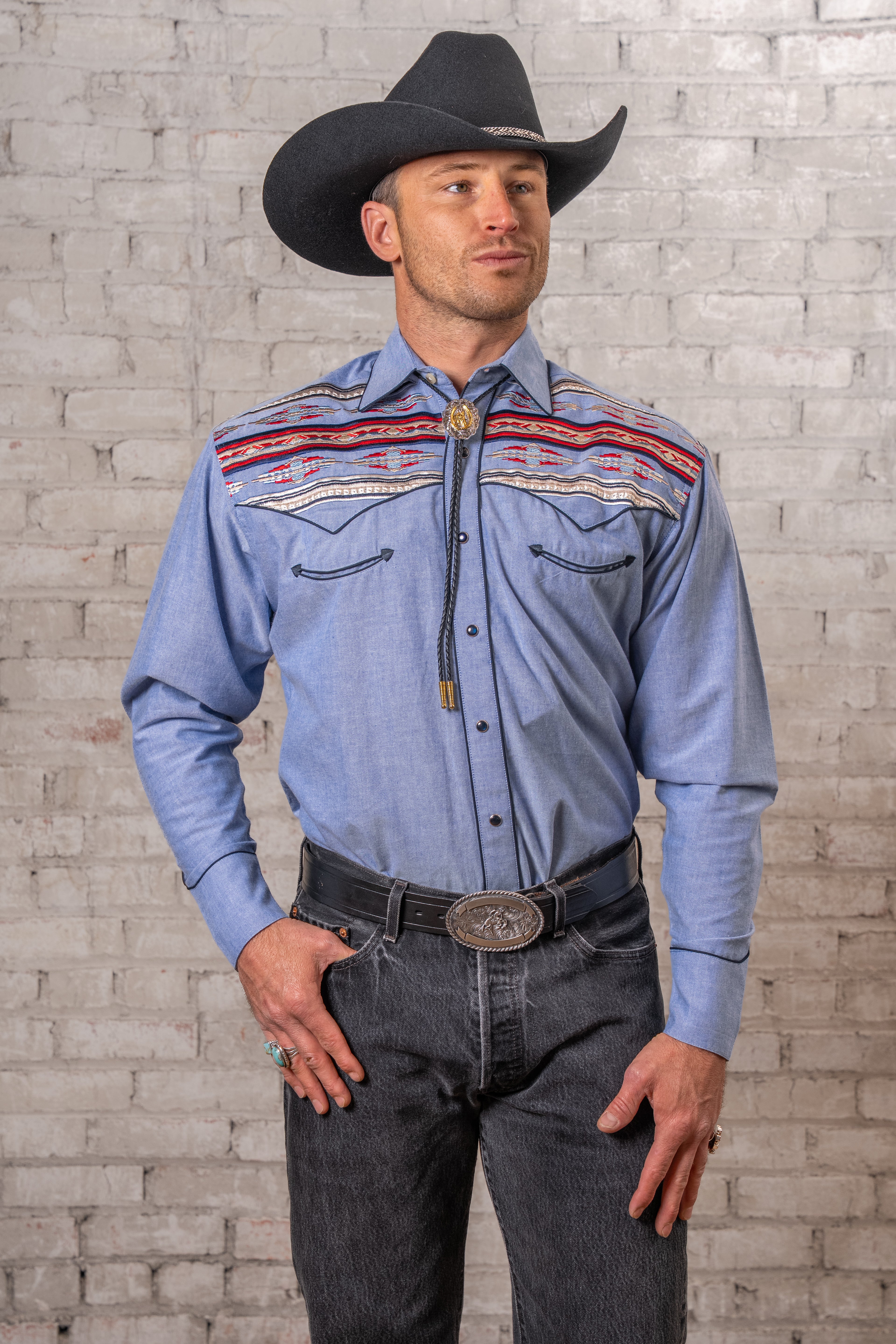 Men's Denim & Chambray Western Snap Shirts – Rockmount