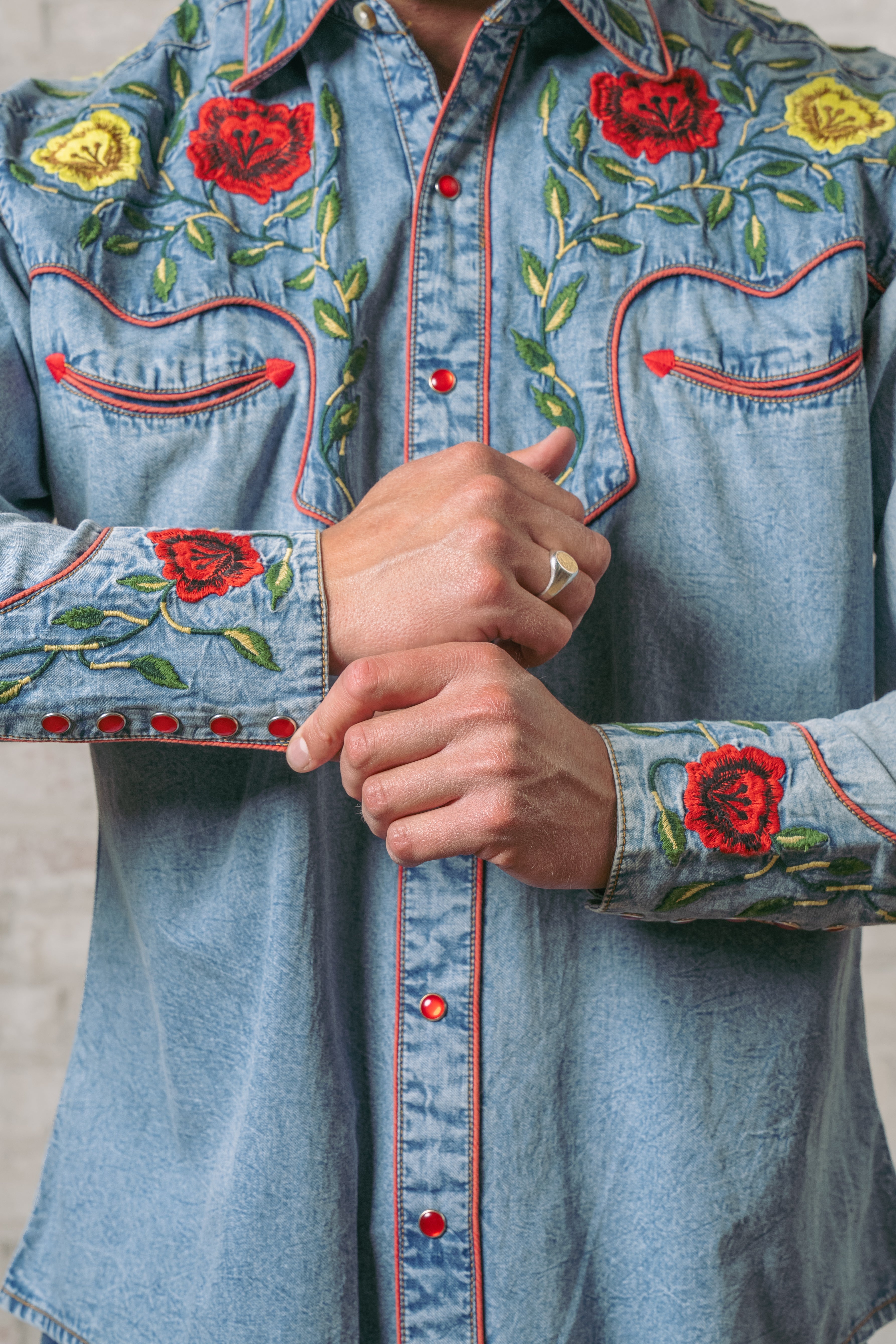 Men's Denim & Chambray Western Snap Shirts – tagged 