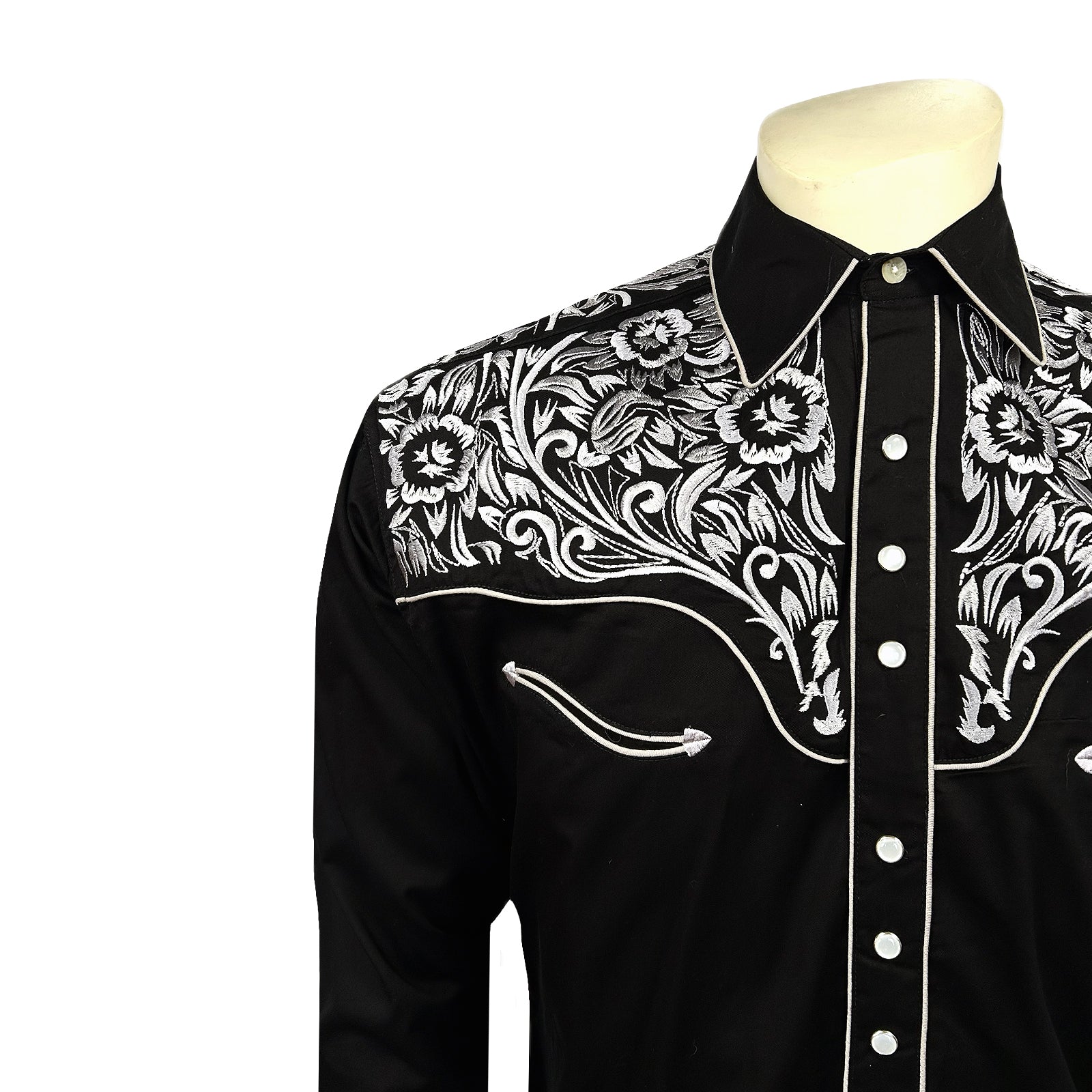 Rockmount Men's Vintage Tooling Embroidered Western Shirt