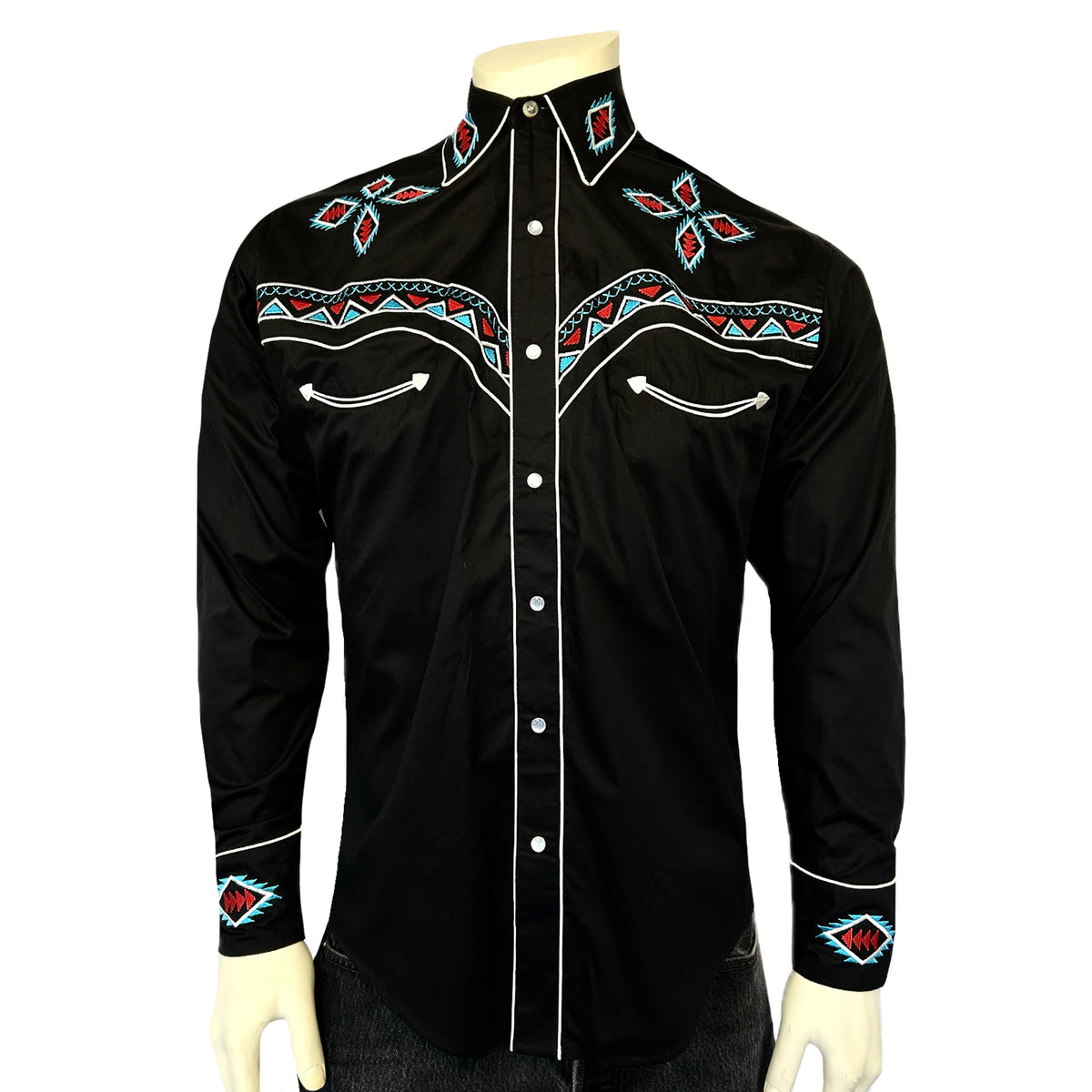 Men's Embroidered Western Shirts Rockmount Men's Embroidered Western Shirts Rockmount