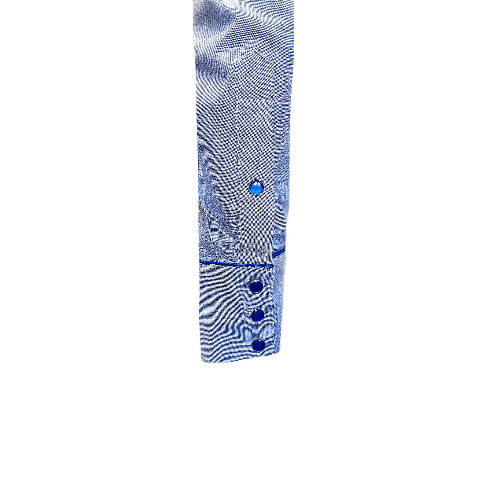 Rockmount Men's Bison Embroidery Chambray Western Shirt