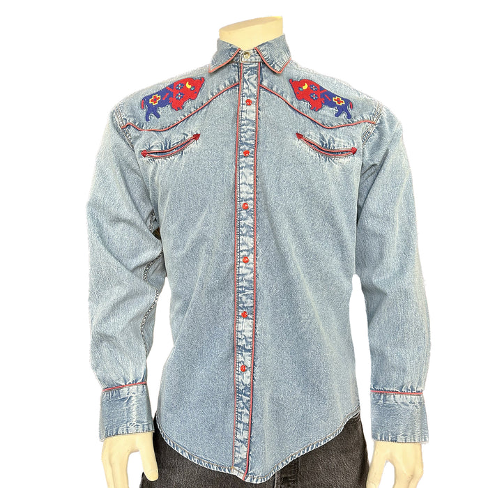 Rockmount Women’s American Bison Denim Shirt