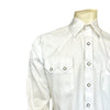Men’s Extra-Fine Cotton White Oxford Western Shirt