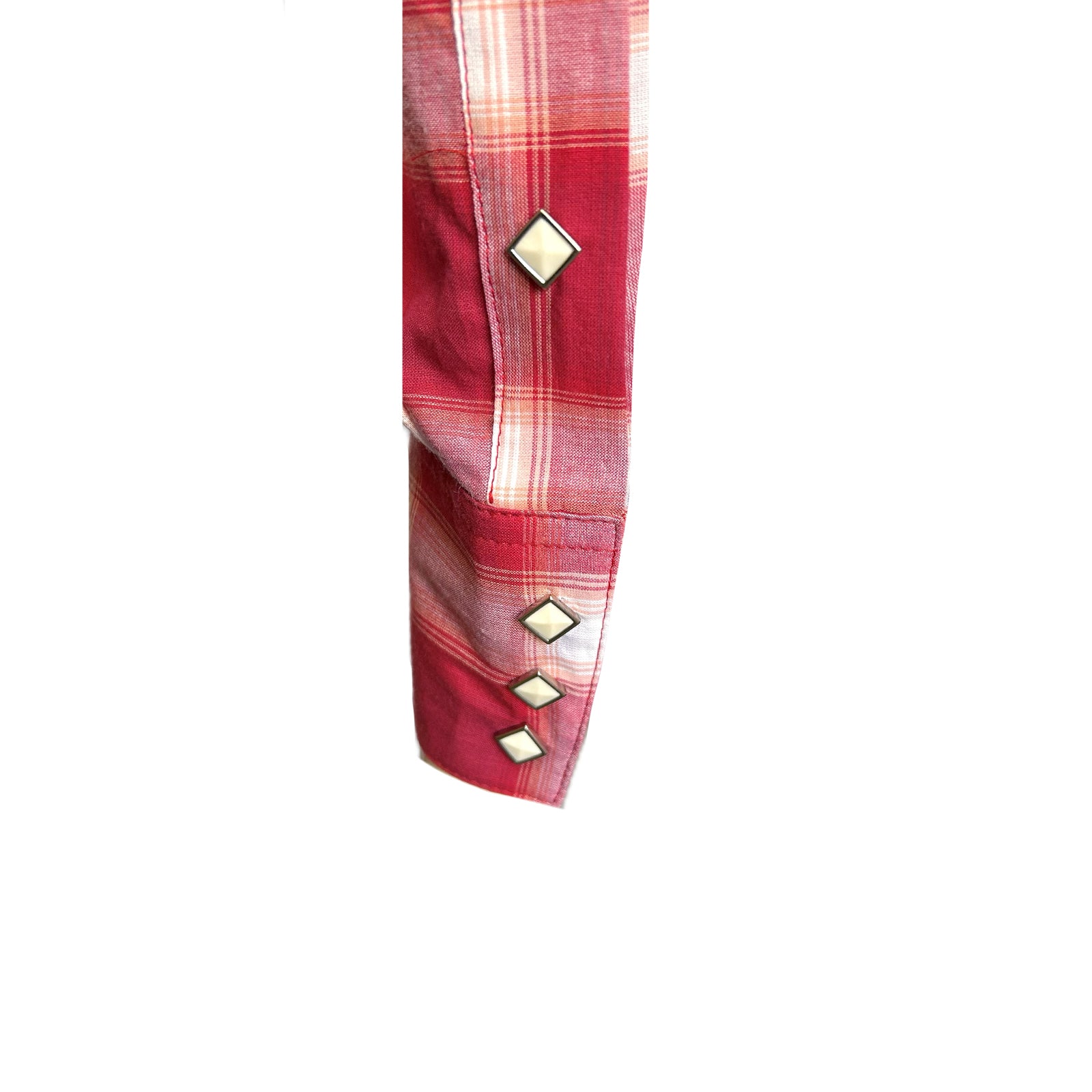 Rockmount Men's Red & White Shadow Plaid Western Shirt