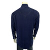 Men's Sueded Tencel Royal Blue Western Shirt