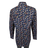 Women’s Solar System Print Western Shirt in Navy