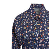 Women’s Solar System Print Western Shirt in Navy