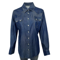 Women's Tencel Denim Sawtooth Western Shirt