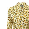 Women's Vintage Yellow Sunflower Print Western Shirt