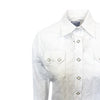 Women's White Eyelet Embroidery Western Shirt