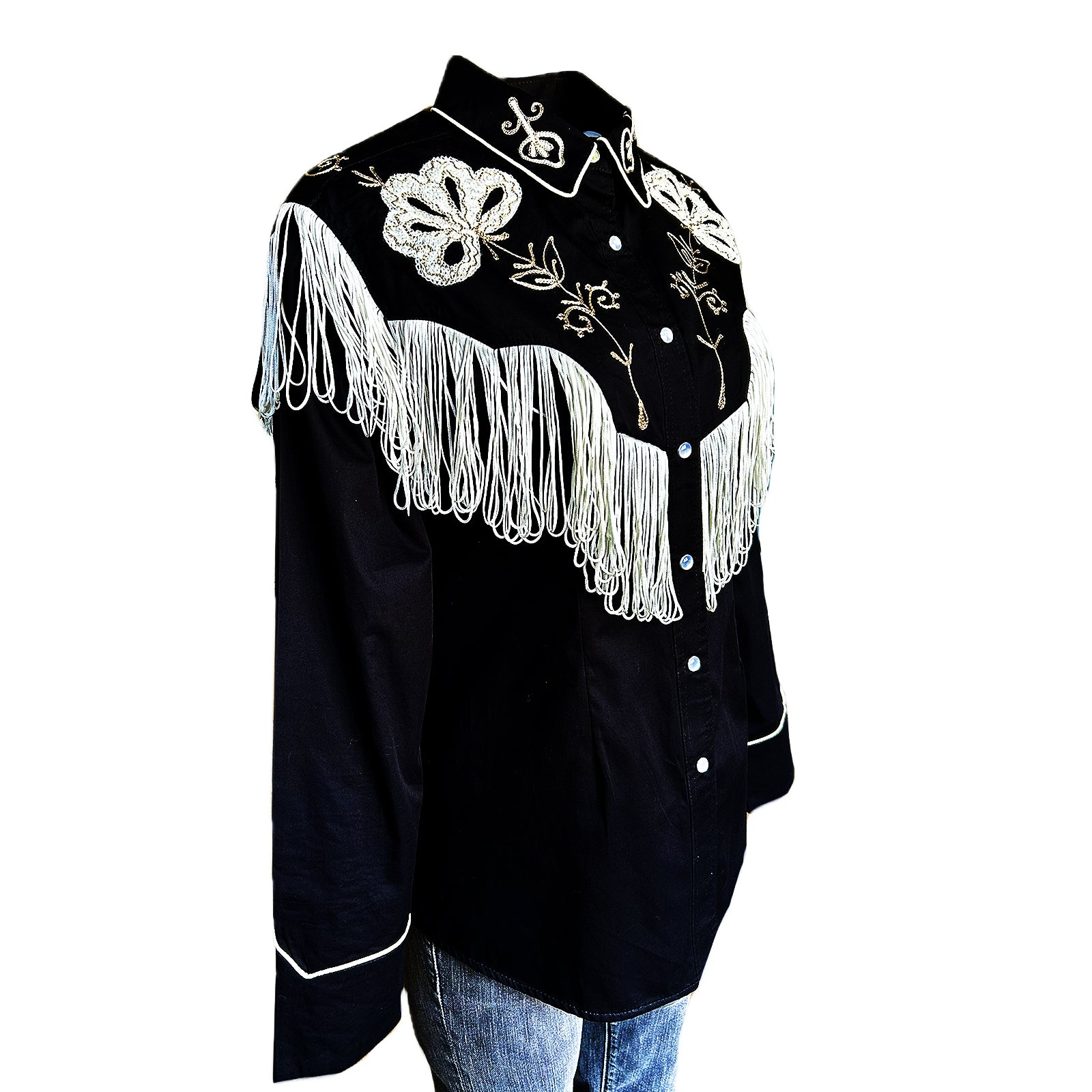 マルモア 【marmors】tweed fringe shirt BLACK Buy Sosandar Blue Embellished Fringe Tassel Top from Next USA
