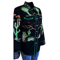 Women's Black Porter Wagoner Embroidered Western Shirt