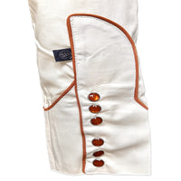 Women's Ivory Vintage Rider Western Embroidery - Rockmount