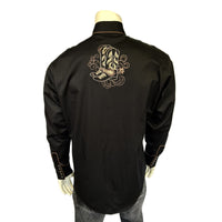 Women’s Black Boot Embroidery Western Shirt