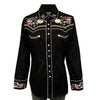 Women’s Vintage Floral & Stars Embroidered Shirt