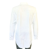 Women's Solid White 100% Cotton Western Shirt