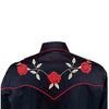 Women's Vintage Rose Embroidered Western Shirt