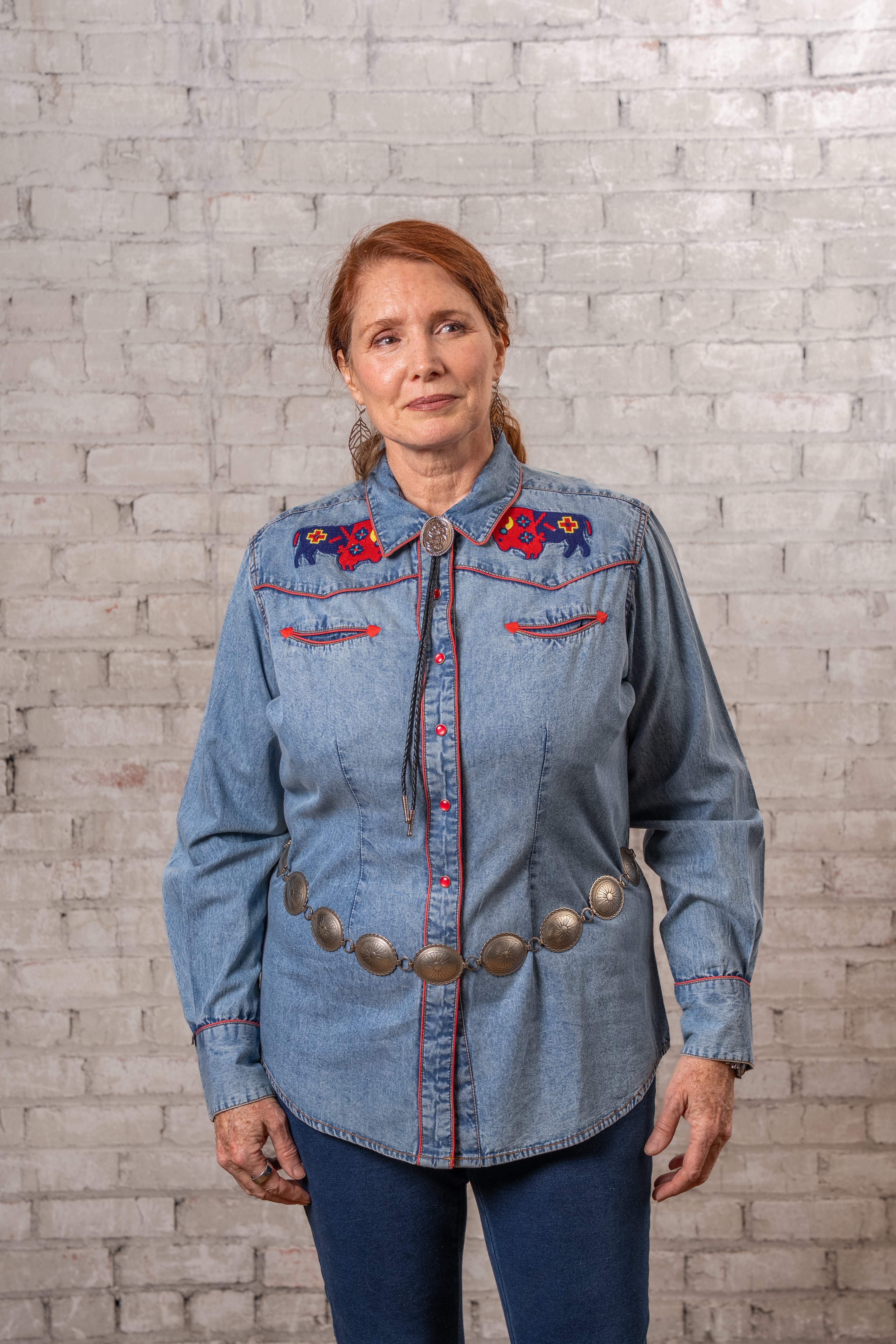 Rockmount Women's American Bison Denim Shirt