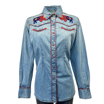 Rockmount Women’s American Bison Denim Shirt