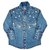 Kid's Denim Out of This World Embroidered Western Shirt