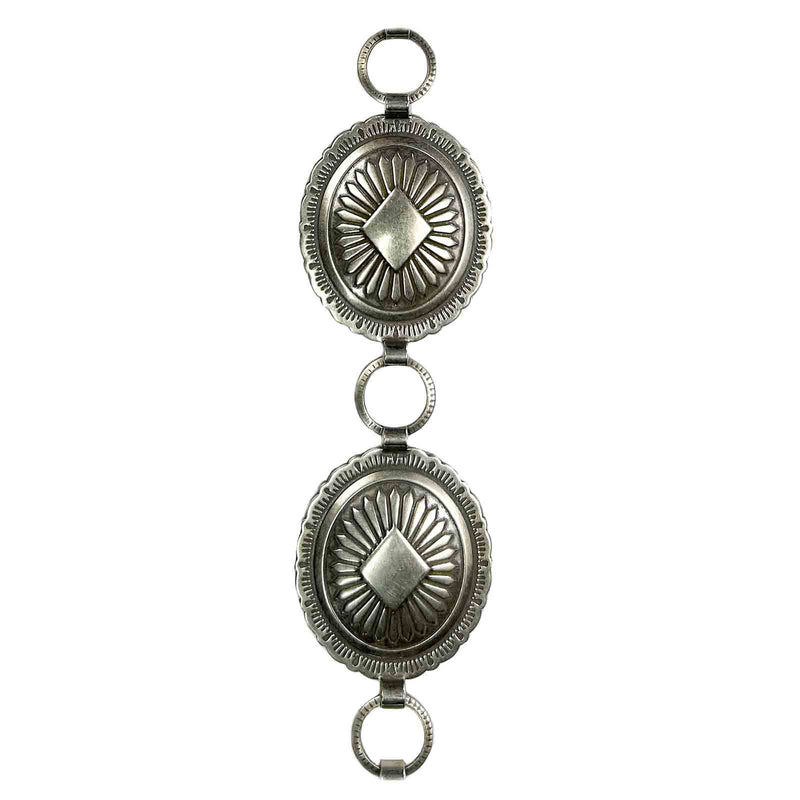 Sunwest Silver Oval Concho Belt Small