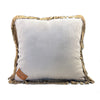 Rockmount Vintage Chief Leather Fringe Western Pillow