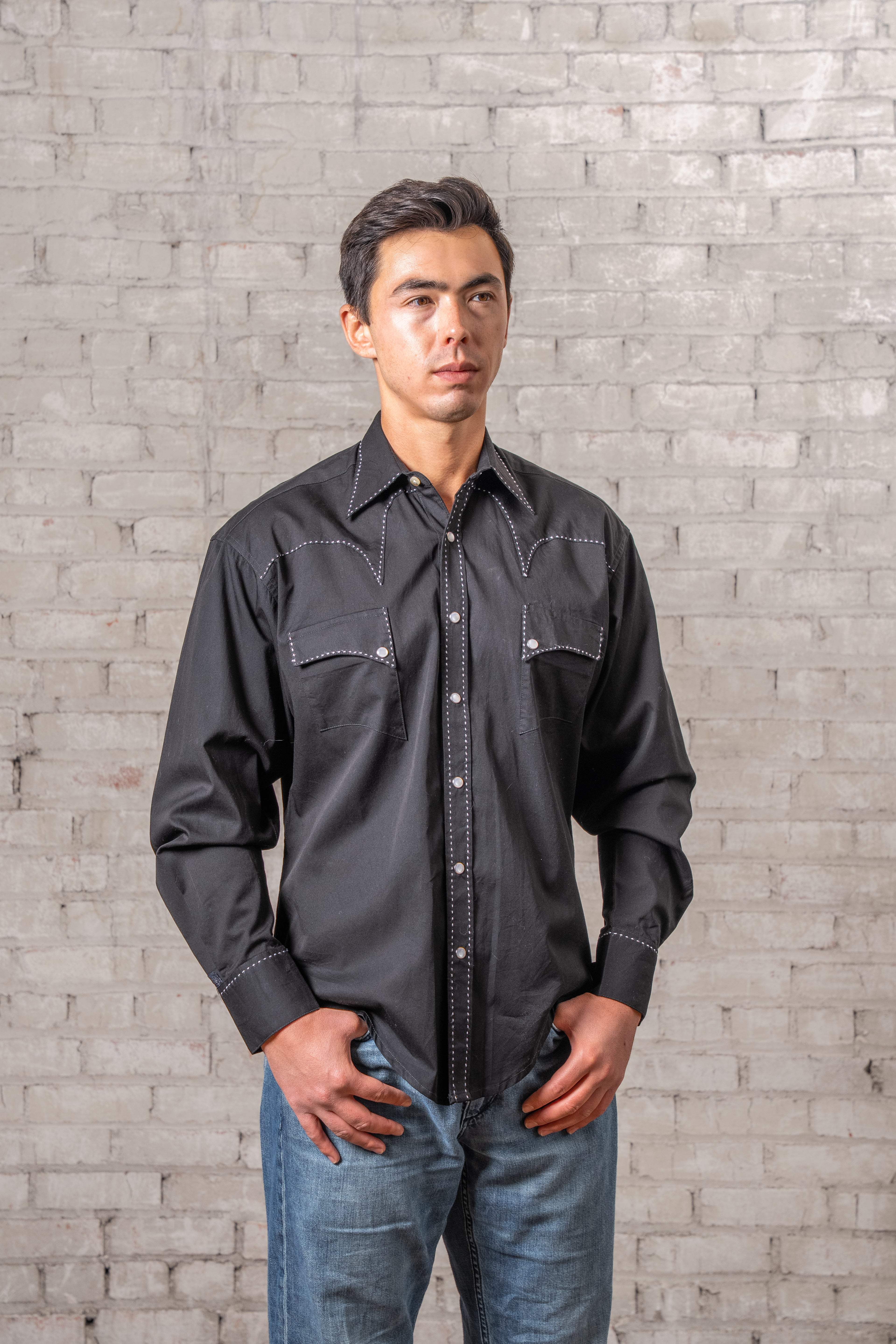 Rockmount Men's Black Quarter Horse Western Shirt
