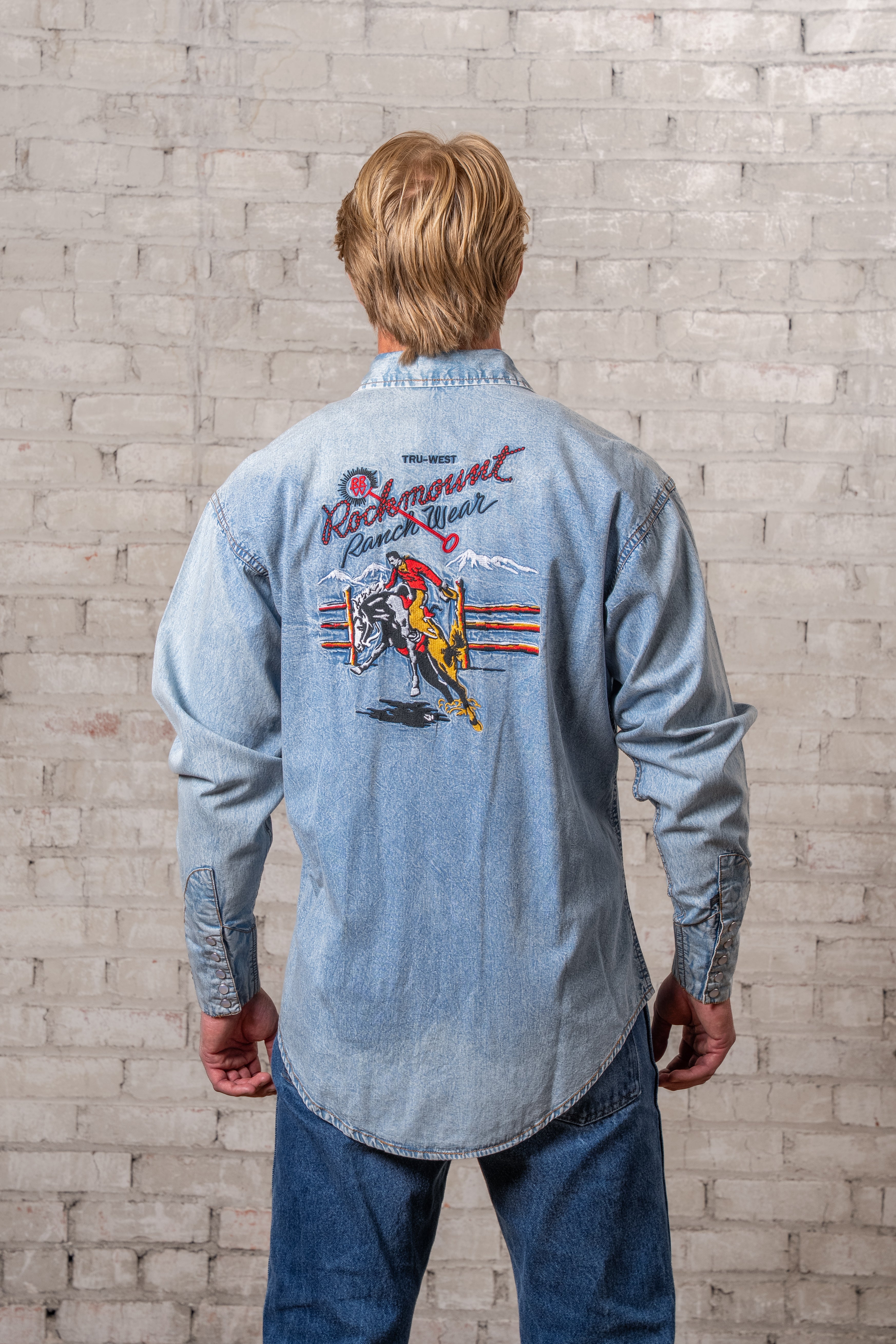 Men's Denim & Chambray Western Snap Shirts – tagged 