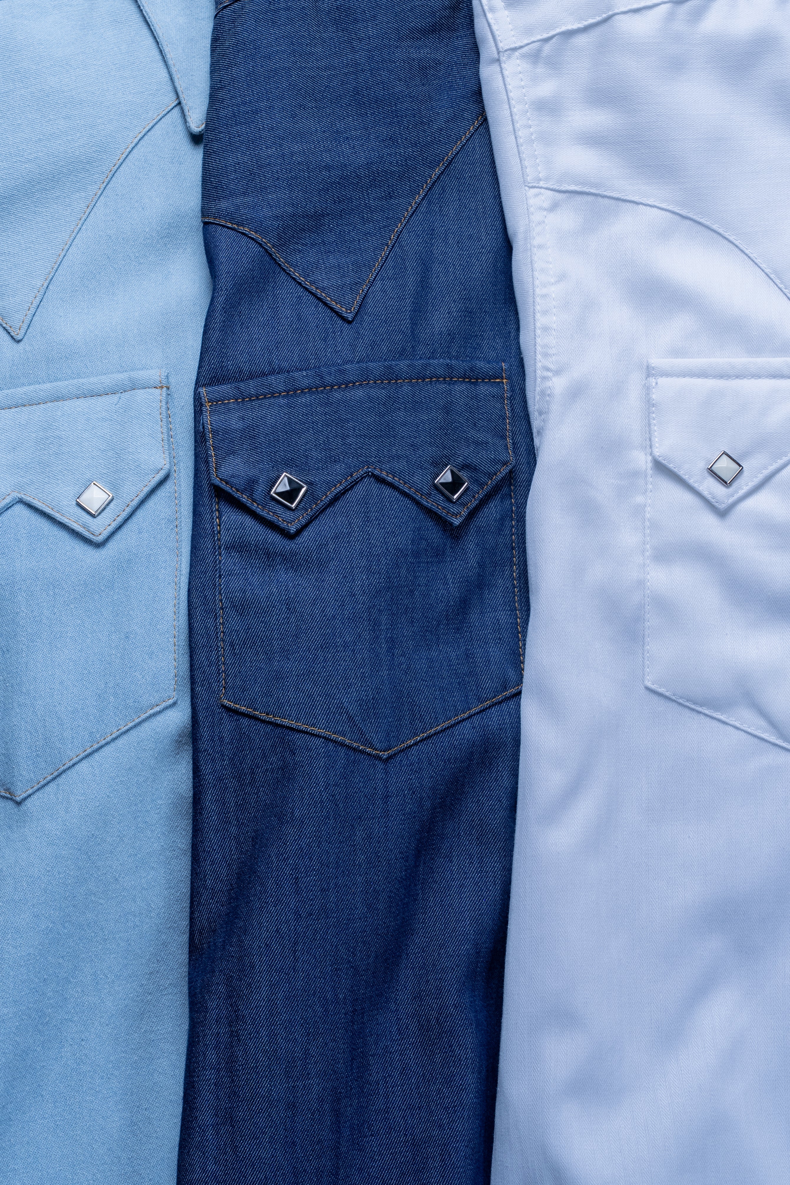 Rockmount Men's Tencel Denim Sawtooth Western Shirt