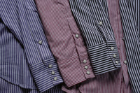 Men's Fine Navy Stripe Western Shirt