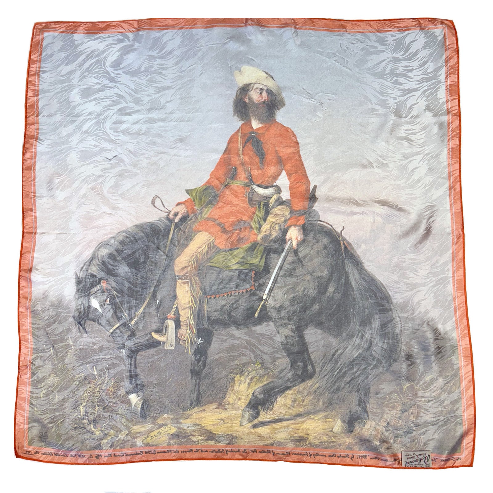 Limited-Edition Rocky Mountain Man Silk Scarf by Charles Deas