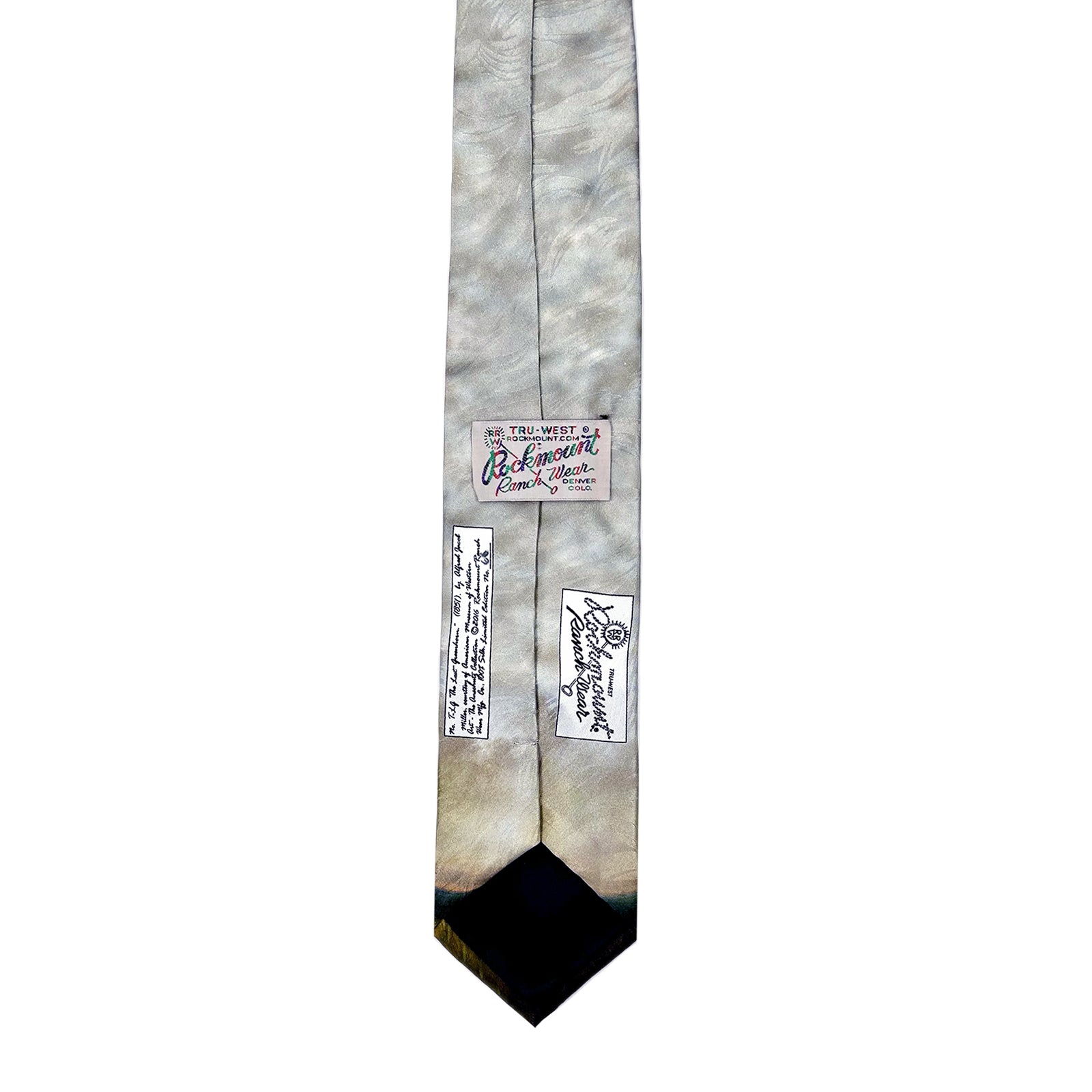 Limited-Edition the Lost Greenhorn Silk Tie by Alfred Jacob Miller