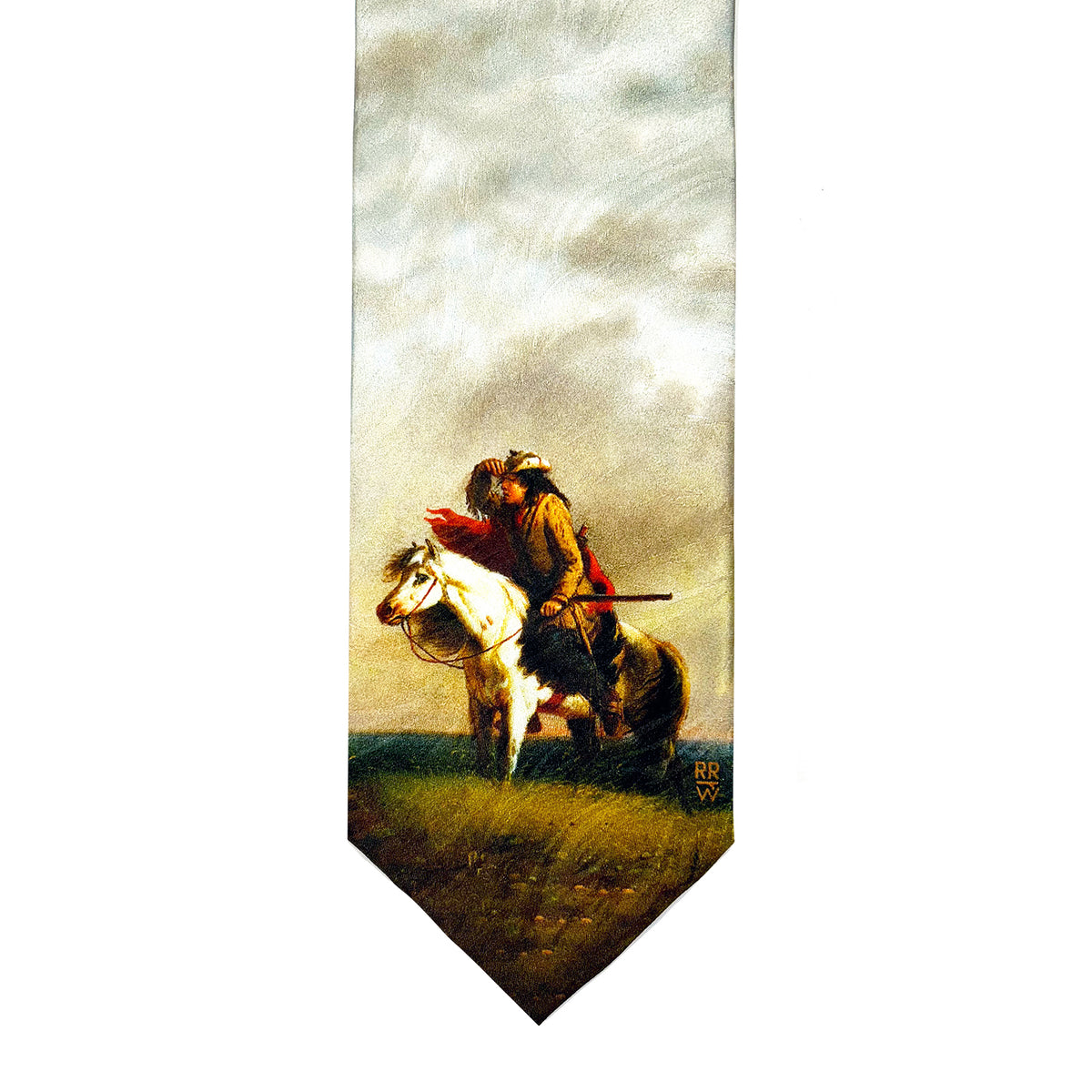 Limited-Edition the Lost Greenhorn Silk Tie by Alfred Jacob Miller