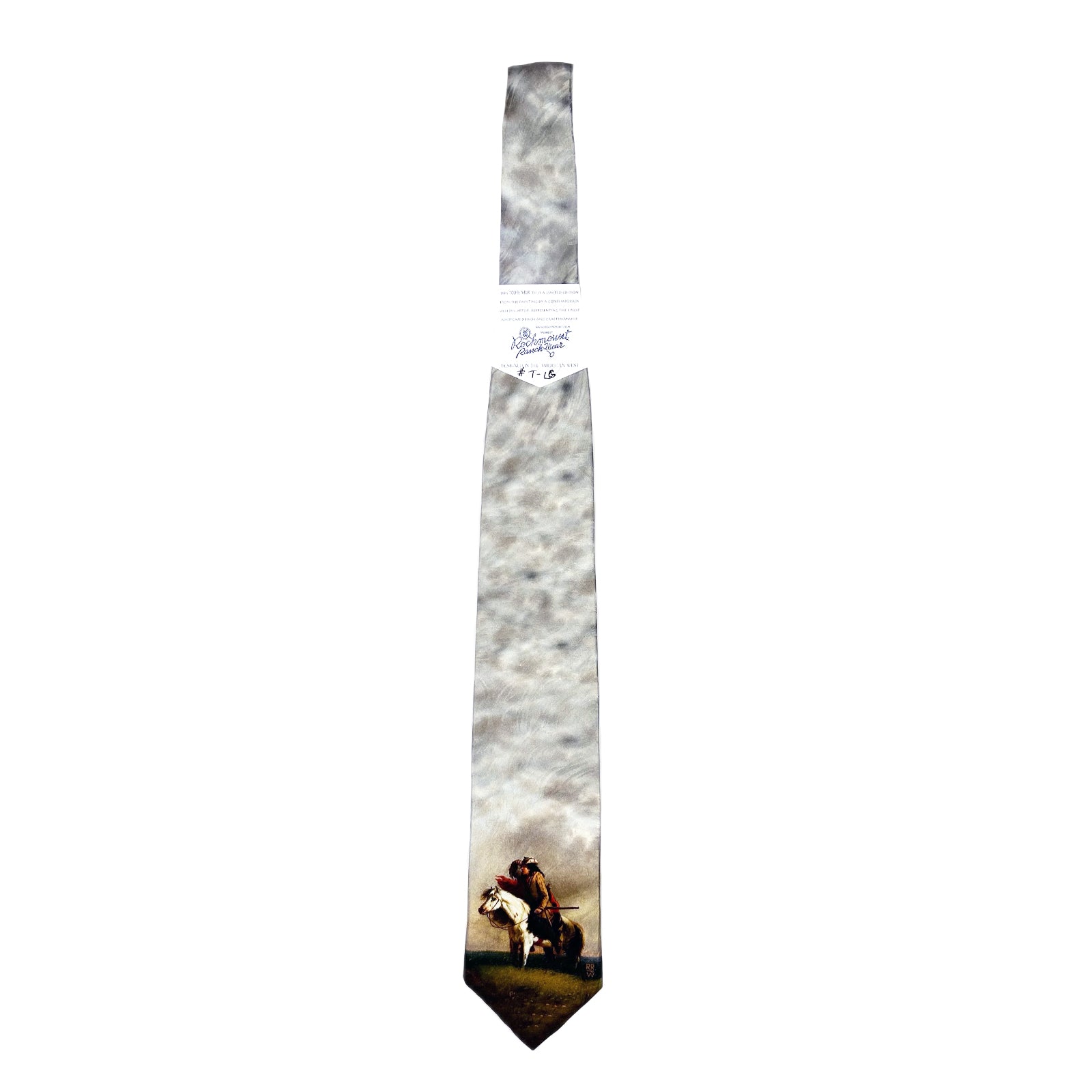 Limited-Edition the Lost Greenhorn Silk Tie by Alfred Jacob Miller