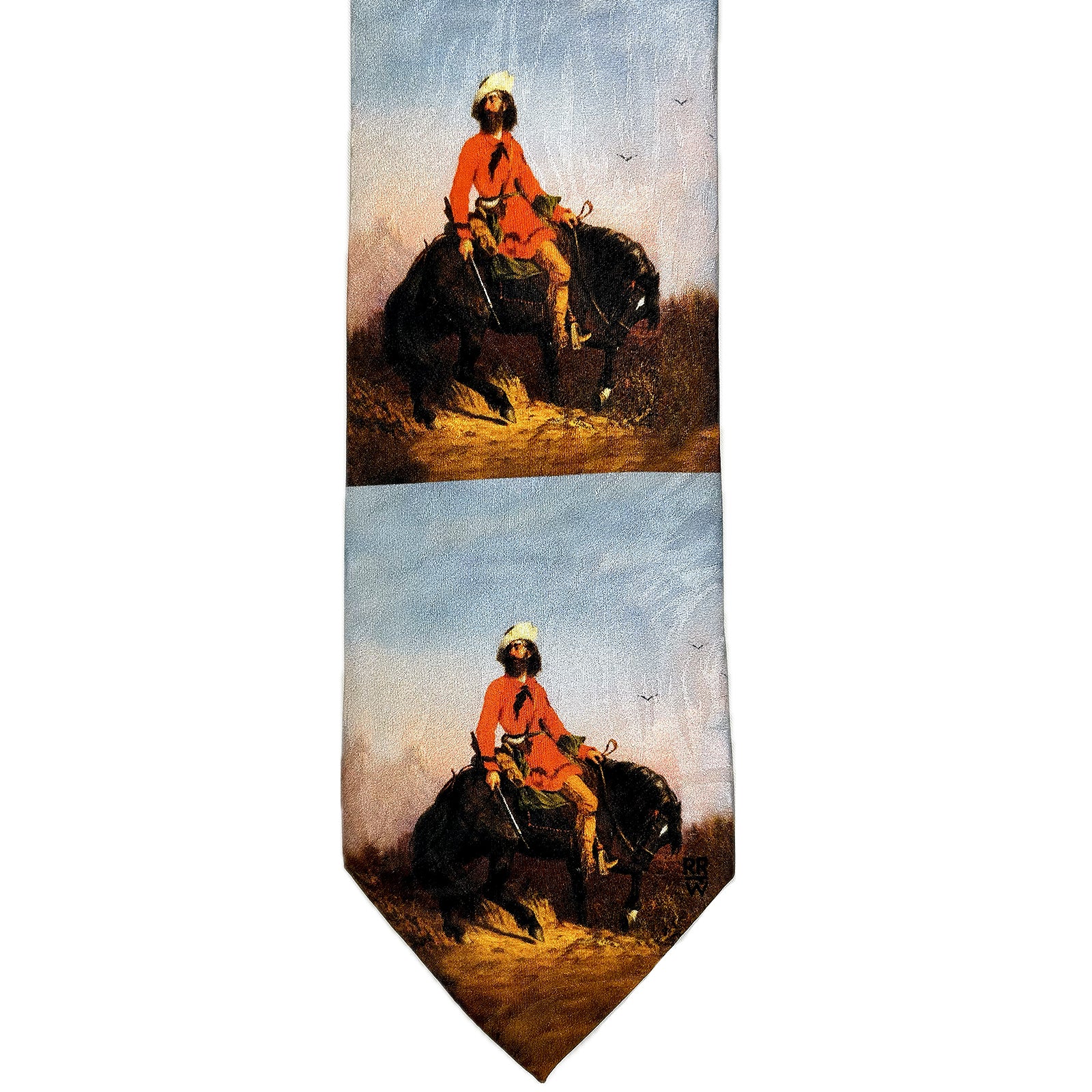 Limited-Edition Rocky Mountain Man Silk Tie by Charles Deas