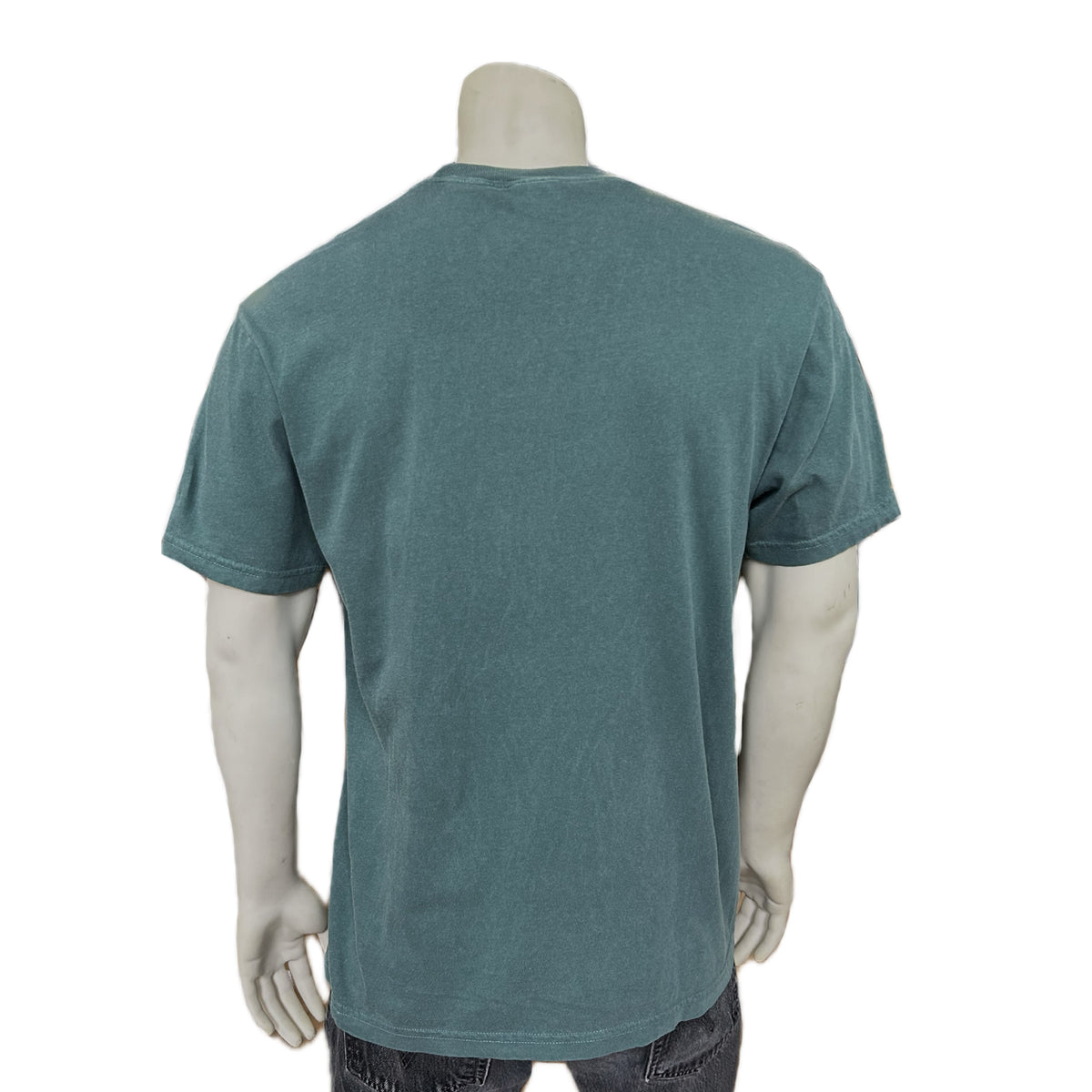 Men's Rockmount Bronc 100% Cotton Teal Western T-Shirt