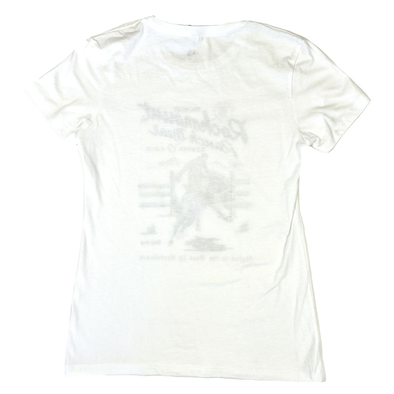 Women's White Rockmount Bronc Western T-Shirt