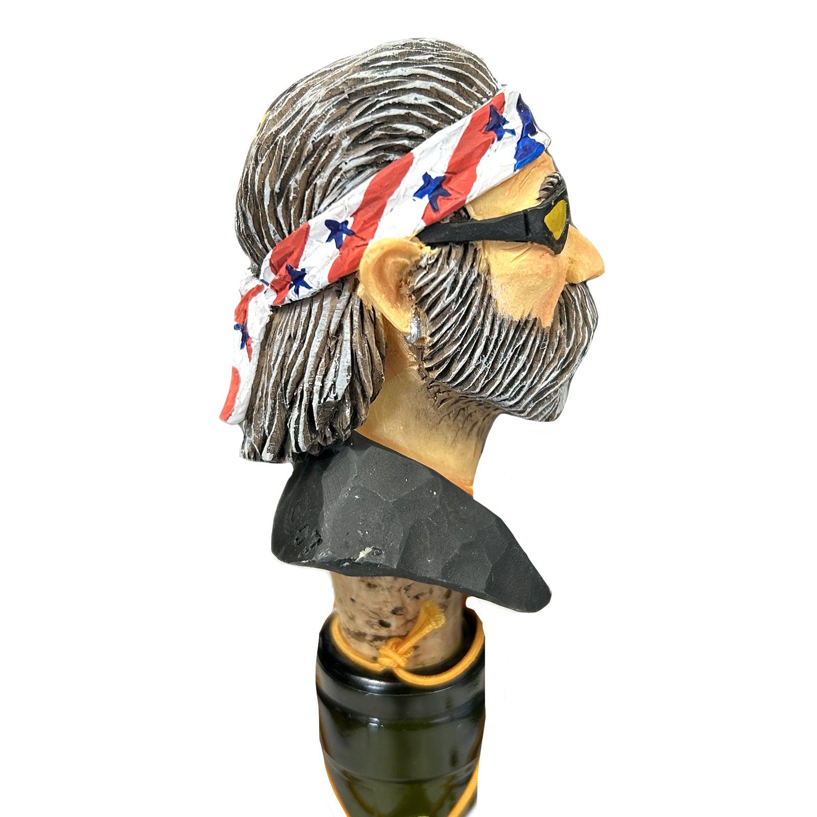 Road Warrior Biker Western Wine Bottle Stopper