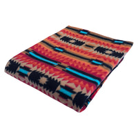 Native Pattern Fleece Western Blanket - Rockmount