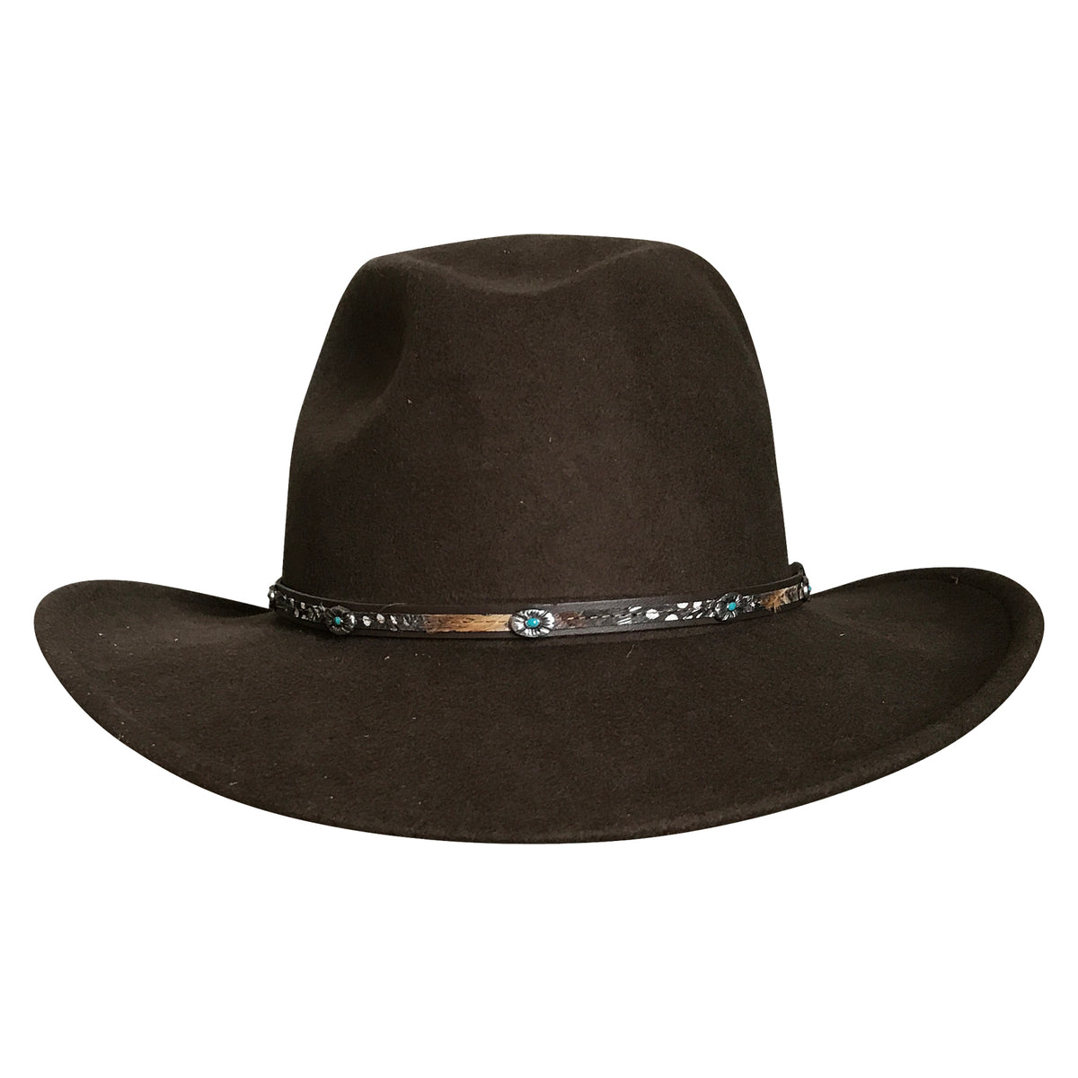 Crushable Brown Felt Denver Western Cowboy Hat - Rockmount