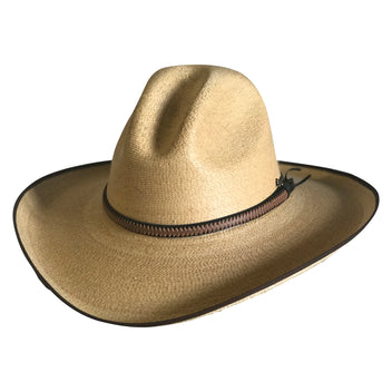Rockmount Fine Palm Straw Golden Gus Cowboy Hat