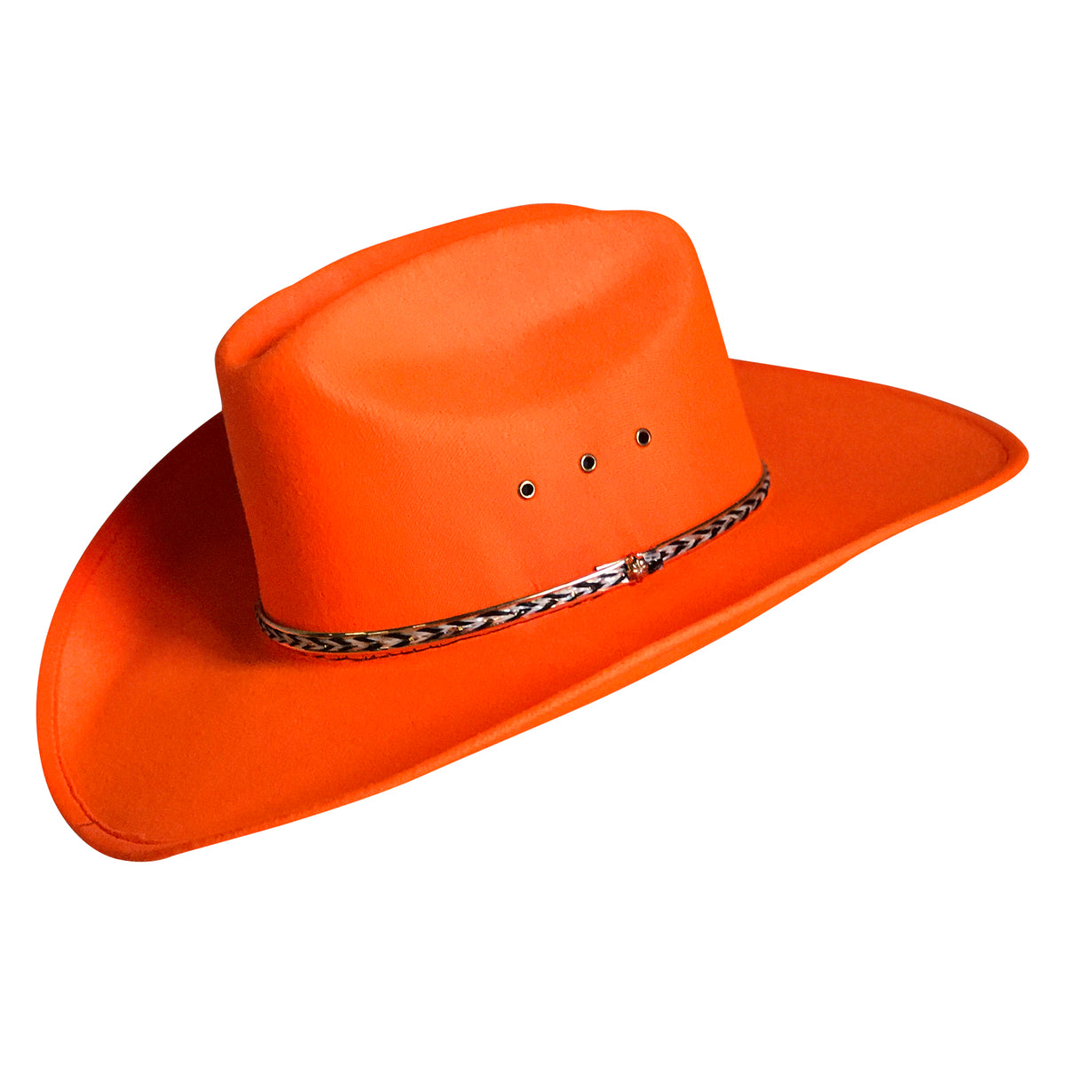 Sierra Ultra-Felt Blaze Orange Western Cowboy Hat - Rockmount