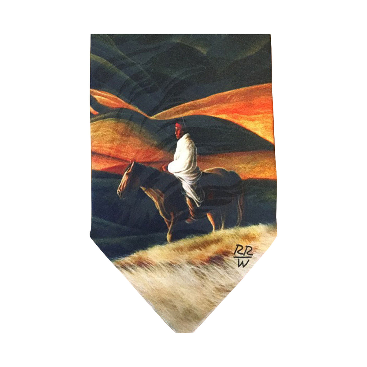 Limited-Edition Desert Overlook Silk Tie by William Haskell - Rockmount