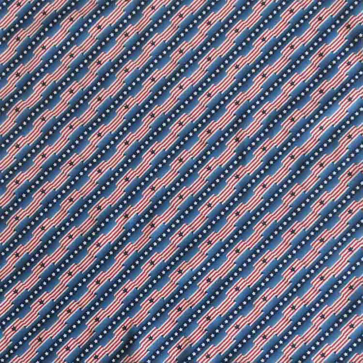 Stars & Stripes Forever Western Cotton Bandana in Blue - Rockmount