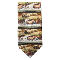 Limited-Edition Shooting the Cheyenne River Silk Tie by Jeff Segler - Rockmount