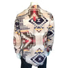 Men's Native Pattern Fleece Western Shirt in Tan & Brown - Rockmount