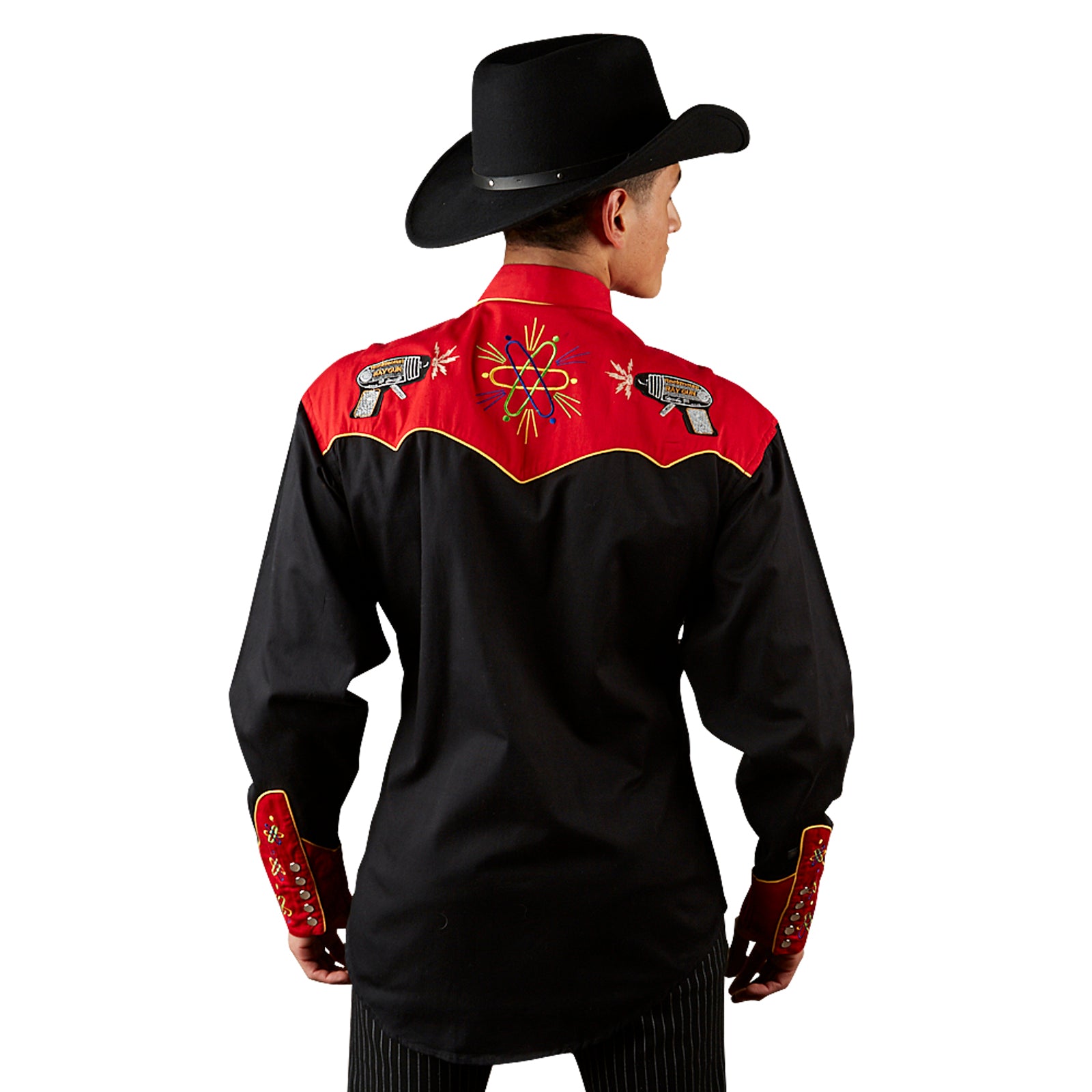 Men's 2-Tone Atomic Cowboy Embroidered Western Shirt - Rockmount