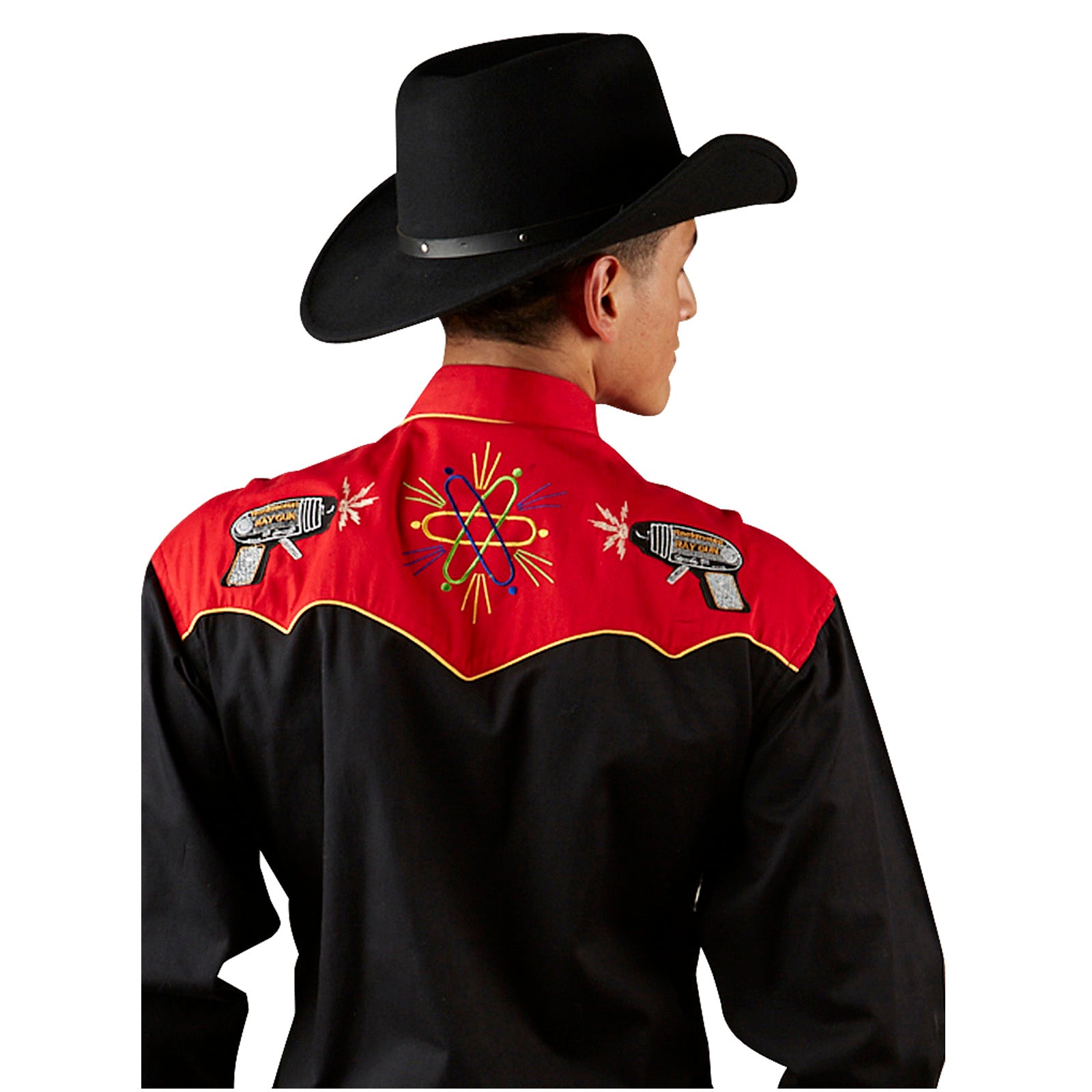 Rockmount Men's Atomic Cowboy Embroidered Western Shirt