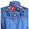 Women’s Denim American Bison Embroidered Western Shirt - Rockmount